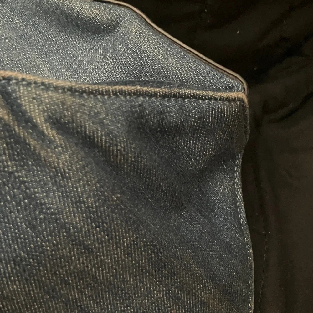 Coach Denim Blue Tote with Logo - Picture 6 of 6